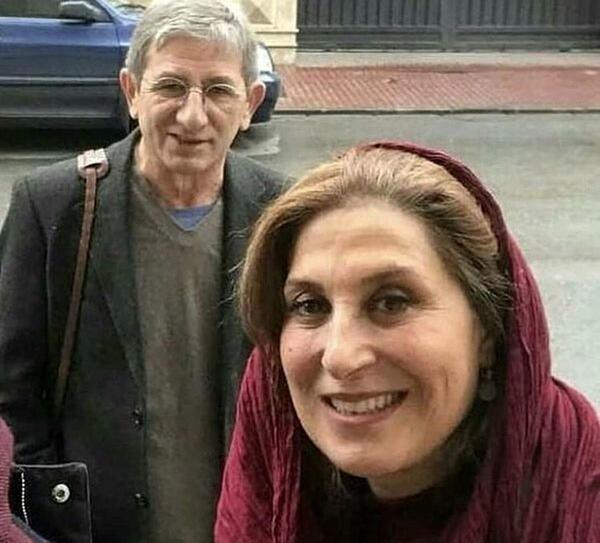عکس فاطمه معتمدآریا با همسرش