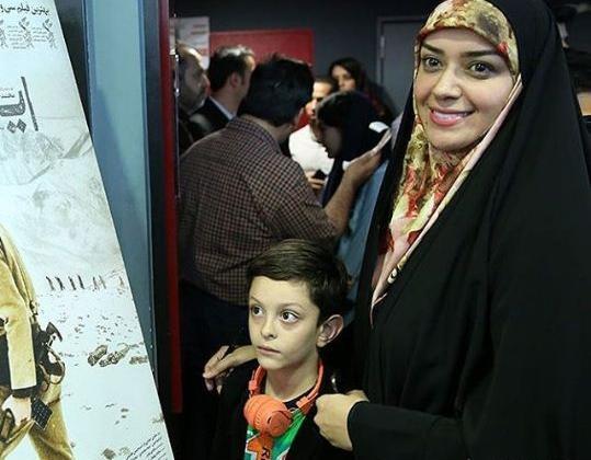 عکس الهام چرخنده با همسر اولش