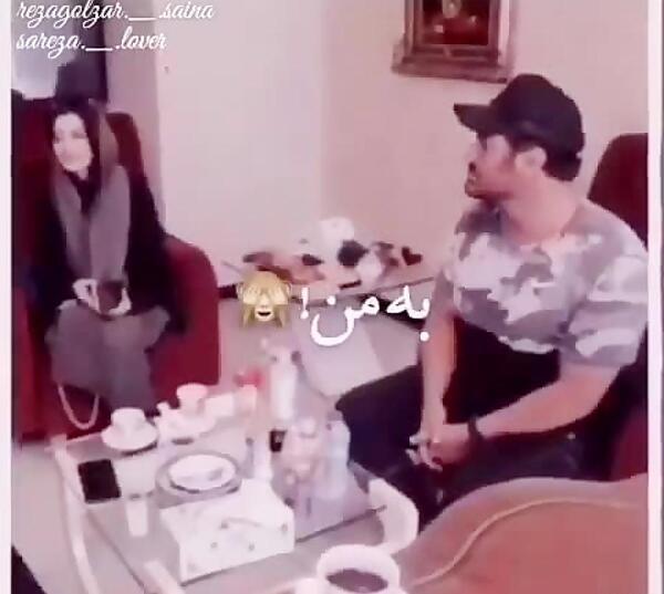 عکس ساره بیات با گلزار