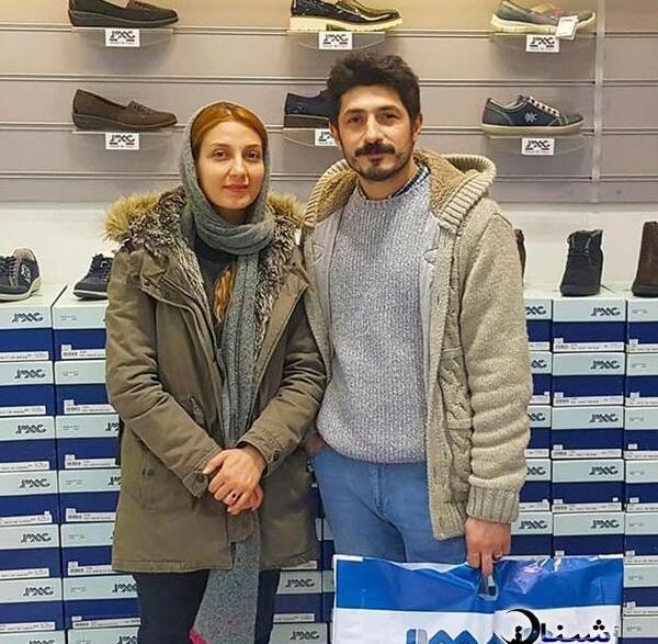 عکس احسان کرمی و حدیث میر امینی