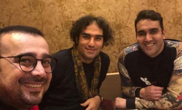 عکس سپند امیرسلیمانی و همسرش