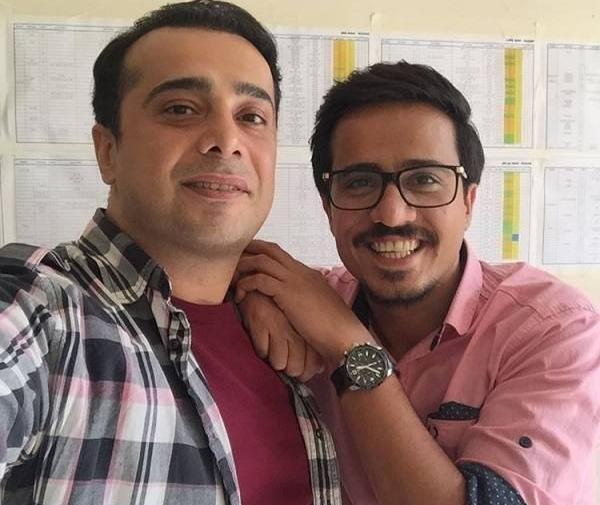 عکس سپند امیرسلیمانی و همسرش