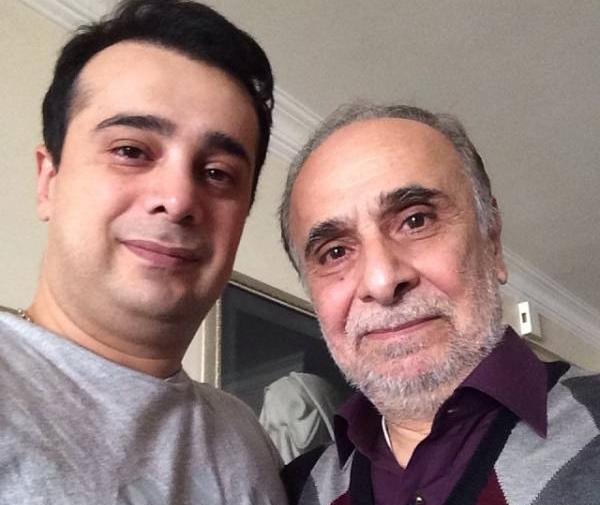 عکس سپند امیرسلیمانی و همسرش