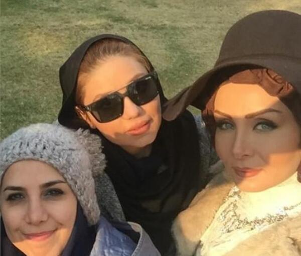 عکسهای حدیث فولادوند در خارج از کشور
