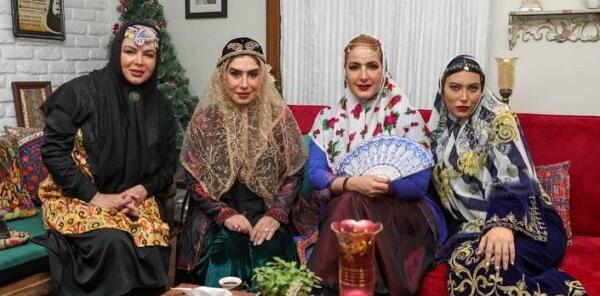 عکس خانه فریبا نادری در شام ایرانی