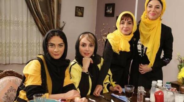 عکس شهرزاد کمال زاده در شام ایرانی