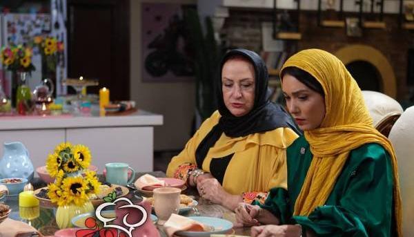 عکس شهرزاد کمال زاده در شام ایرانی