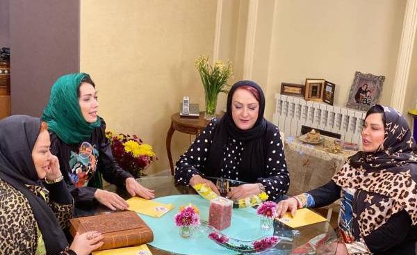 عکس شهرزاد کمال زاده در شام ایرانی