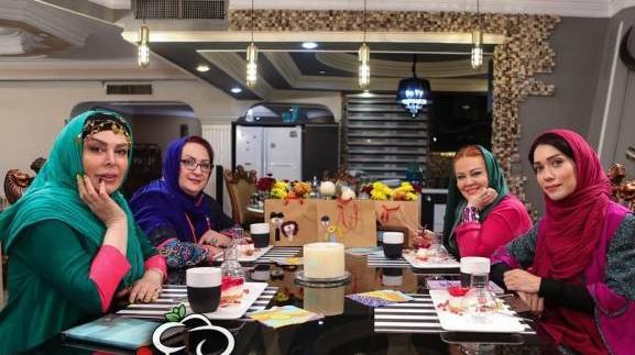 عکس شهرزاد کمال زاده در شام ایرانی