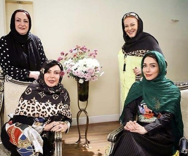 عکس شهرزاد کمال زاده در شام ایرانی