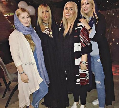 عکس سامیه لک و فرزندش