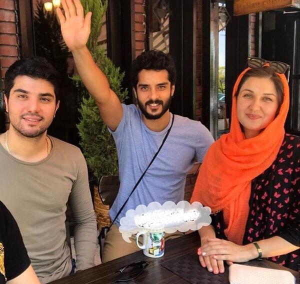 عکس ساعد سهیلی و خواهرش
