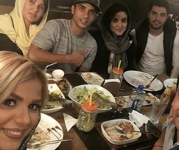 عکس ساعد سهیلی و خواهرش