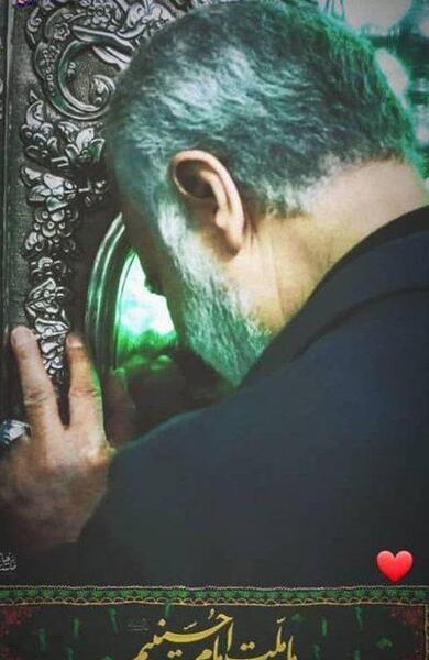 عکس سردار سلیمانی ما ملت امام حسینیم