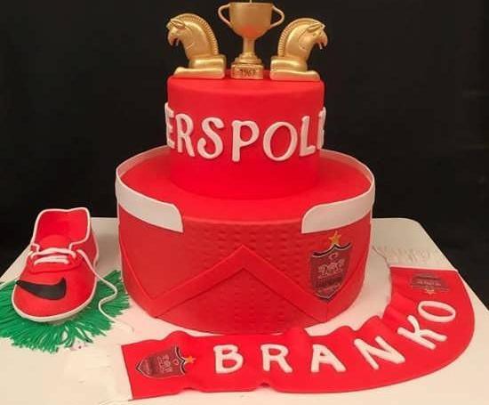 عکس کیک تولد پسرانه پرسپولیس