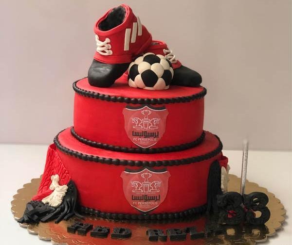 عکس کیک تولد پسرانه پرسپولیس