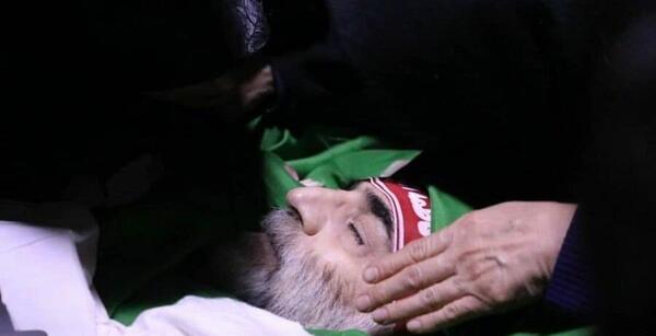عکس شهید فخری زاده در تابوت