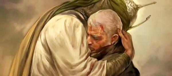 عکس حاج قاسم سلیمانی و امام حسین