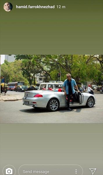 عکس ماشین حمید فرخ نژاد