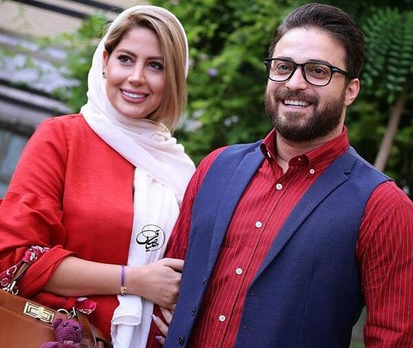 عکس ژاله علو و همسرش