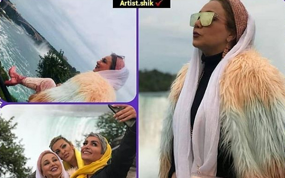 عکسهای بهنوش بختیاری در کانادا
