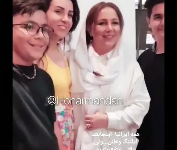 عکسهای بهنوش بختیاری در کانادا
