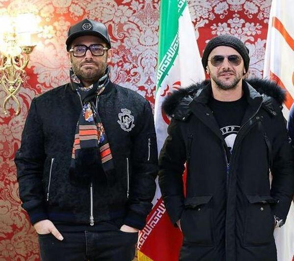 عکس امین حیایی و محمدرضا گلزار