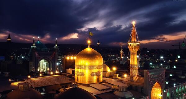 عکس حرم گنبد