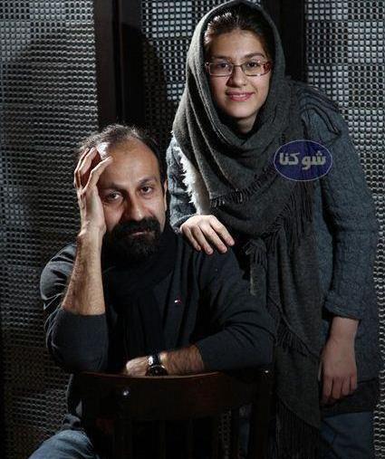 عکس سارینا فرهادی و پدرش