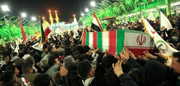 عکس حاج قاسم سلیمانی در کربلا