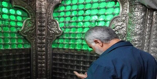 عکس حاج قاسم سلیمانی در کربلا