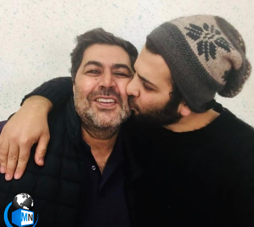 عکس فرهاد اصلانی وهمسرش وفرزندانش