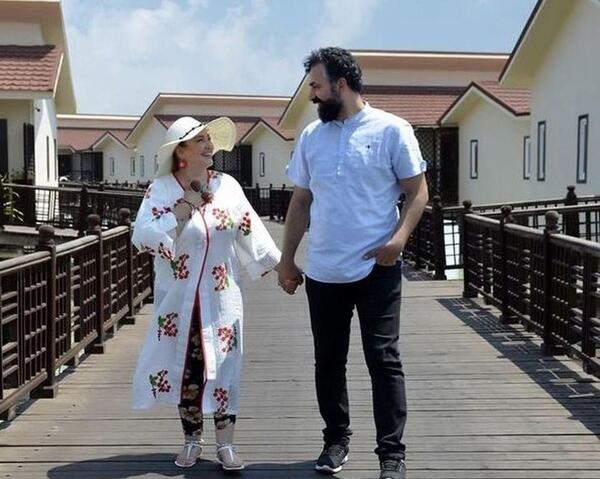 عکس بهاره رهنما با شوهر جدیدش