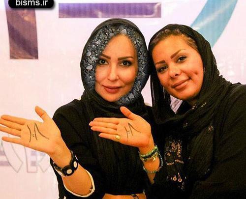 عکس جدید پرستو صالحی و همسرش