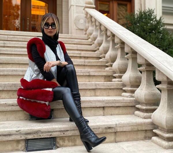 عکس زن شاهرخ استخری سپیده بزمی پور