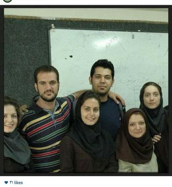 عکس الناز شاکردوست در زمان دانشجویی