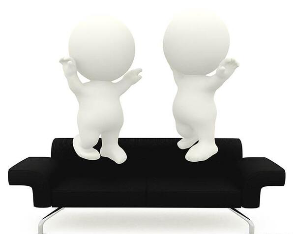 عکس آدمک در حال خنده