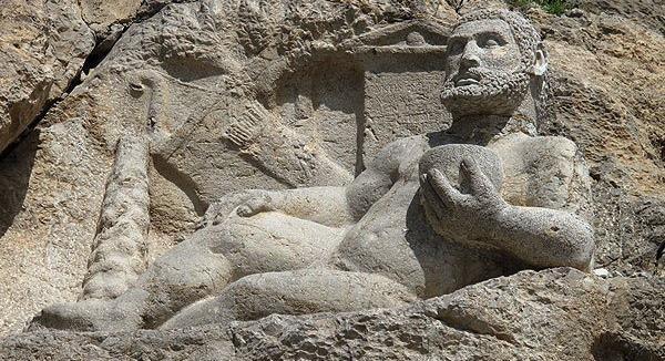 عکس قدیمی مجسمه هرکول