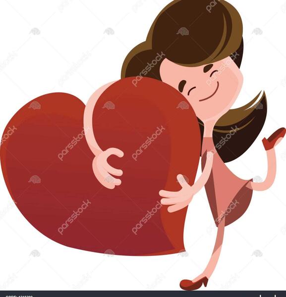 عکس قلب کارتونی