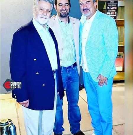 عکس شهاب حسینی کنار بهروز وثوقی