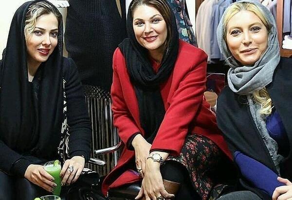 عکس فریبا نادری و لیلا بلوکات