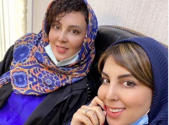 عکس فریبا نادری و لیلا بلوکات