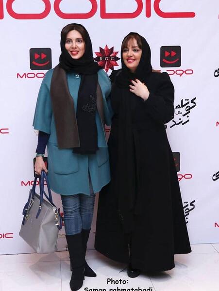 عکس فریبا نادری و لیلا بلوکات