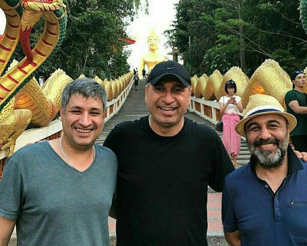 عکس رضا عطاران در تایلند