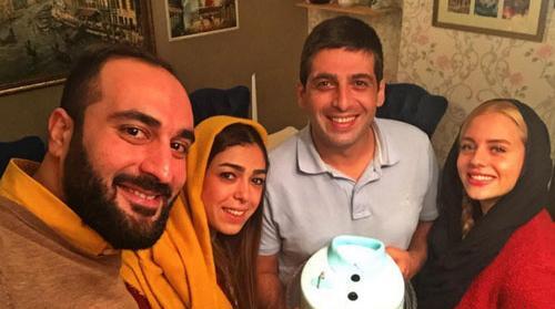 عکس حمید گودرزی با همسر سابقش