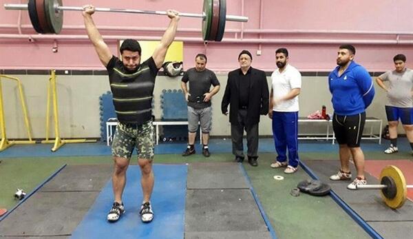 عکس علی میری وزنه بردار