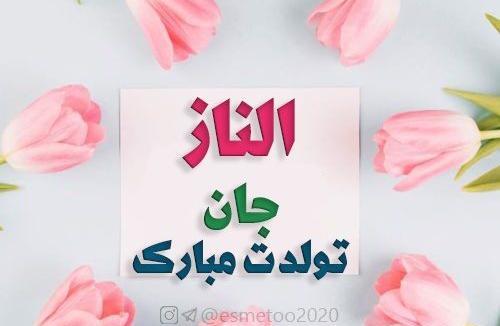 عکس الناز تولدت مبارک