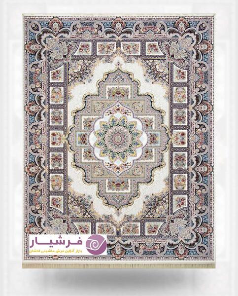 عکس فرش حوض نقره کرم