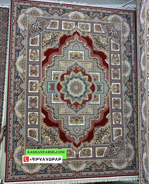 عکس فرش حوض نقره کرم