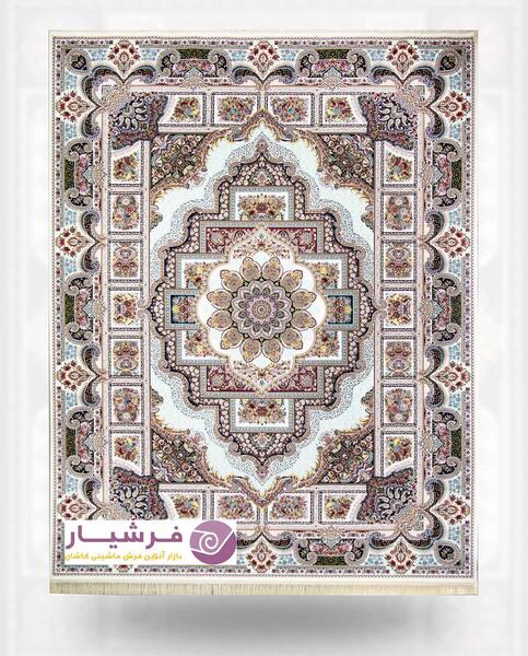 عکس فرش حوض نقره کرم